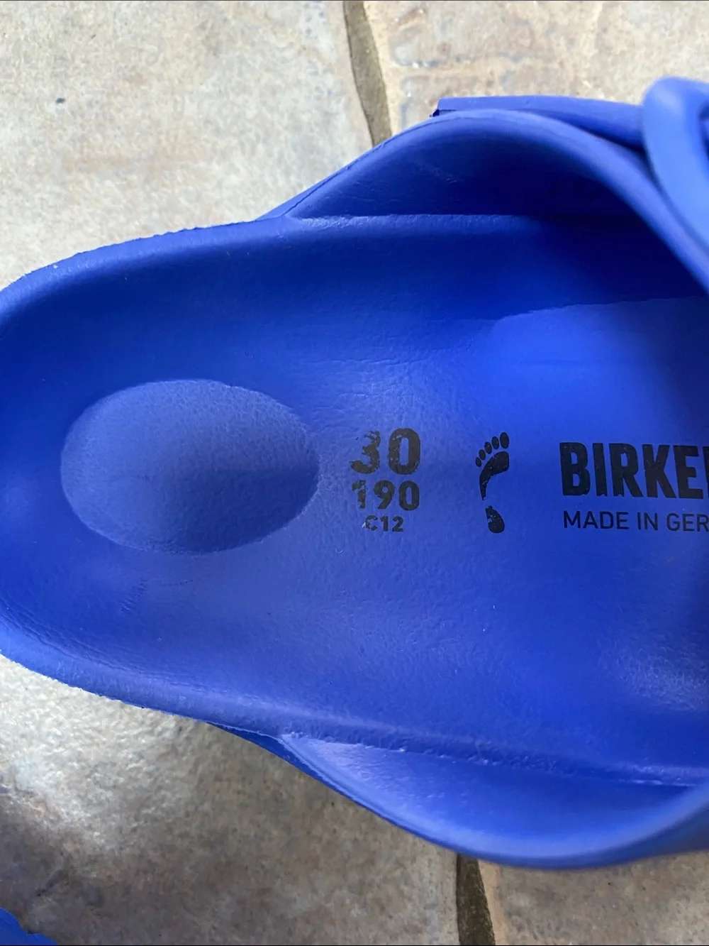 Kids Blue Birkenstock sandals